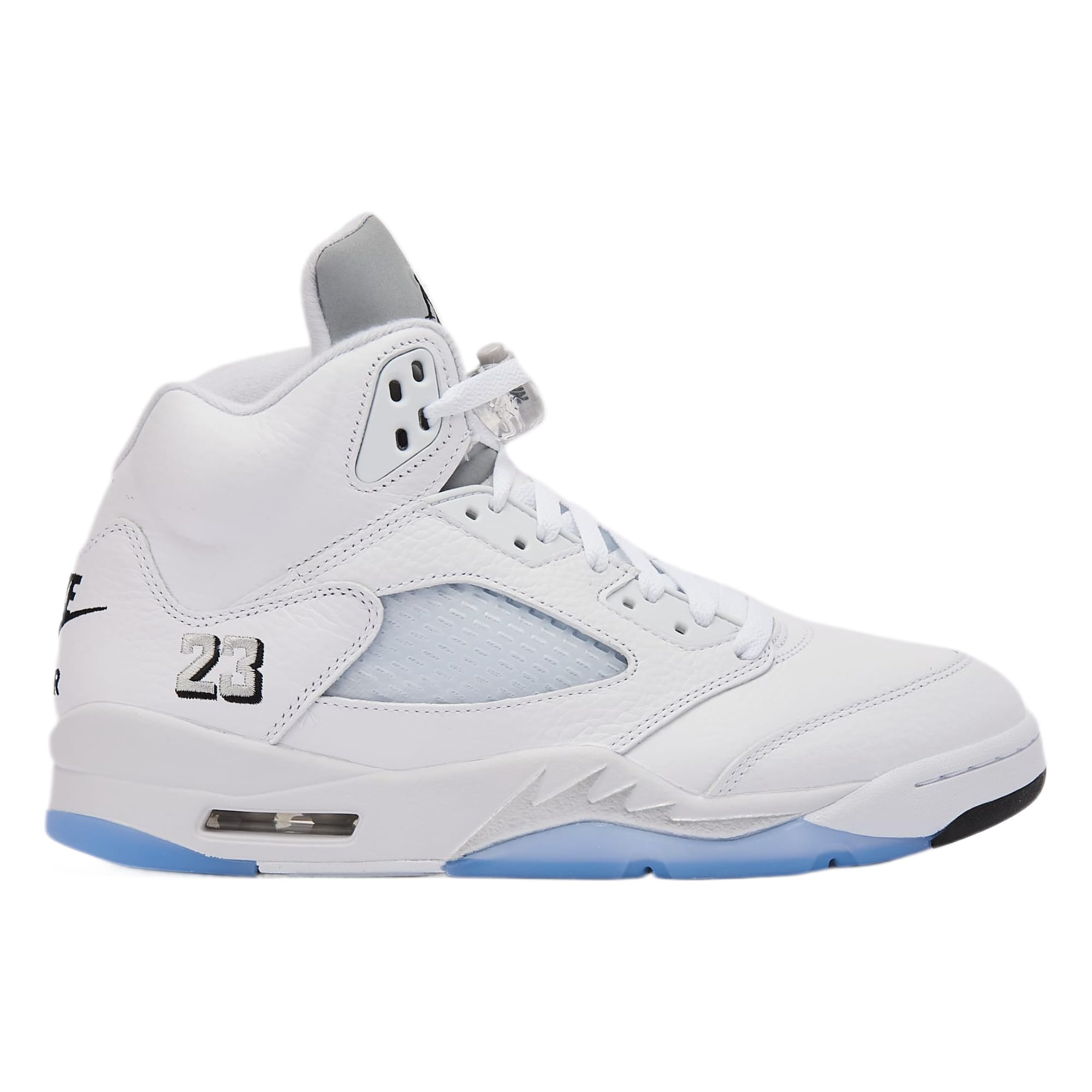 Jordan Air 5 Retro 'White Metallic' (White) Men's Casual Shoes