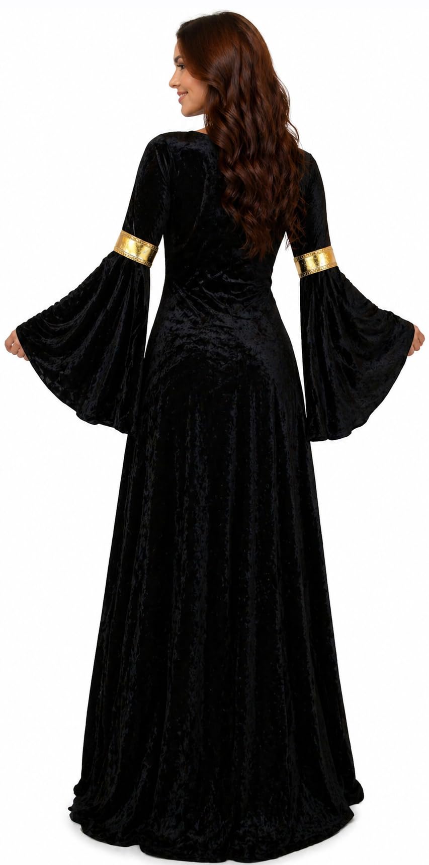 MAYLYNN 10923-M - Costume de rêve d'Elbe médiéval, taille XXL, noir