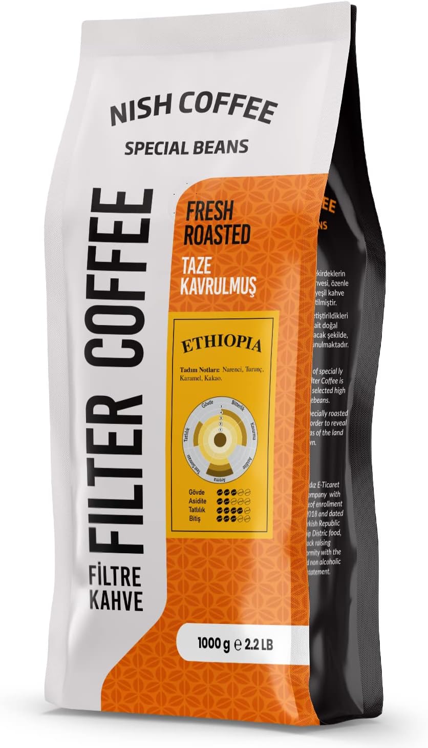 Nish Filtre Kahve Etiyopya 1 Kg - Çekirdek