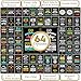 22 Set | 44 Posters | We Ship Flat | Laminated | Motivational and Inspirational Posters with Quotes for The Classroom, Home Wall Art, Office Decorations (Color and Black & White - Double-Sided - V2)
