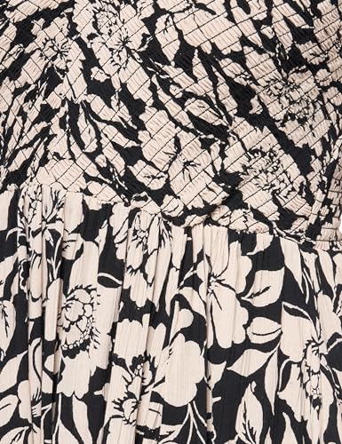 Image of Angie Women's Angie Women's Printed Deep V Smocked Bodice Dress