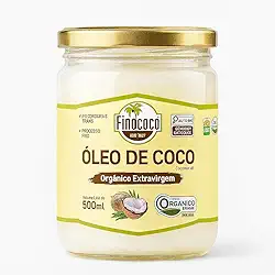 Óleo de Coco Orgânico Extra Virgem 500ml Finococo Nacional