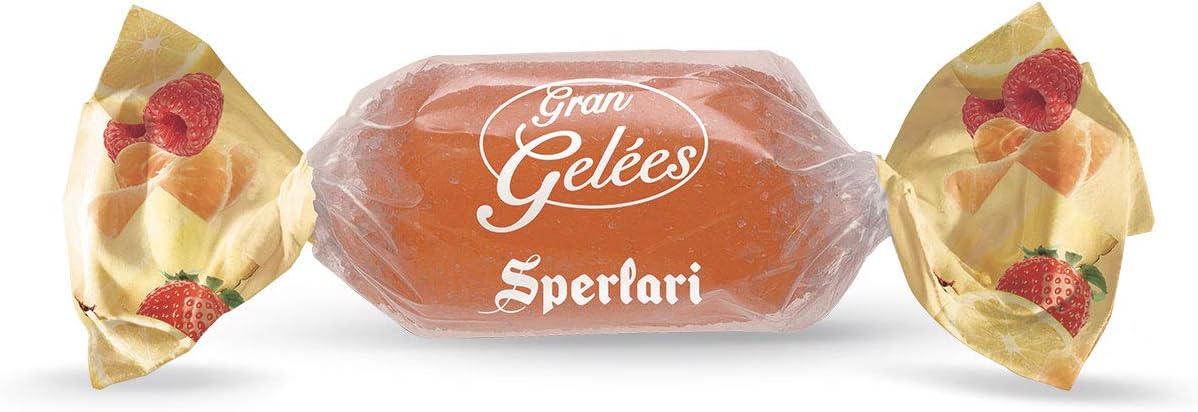 Assorted Frutti Del Sole Gran Gelées in Strawberry, Peach, Mandarin and Pineapple flavours, 3 Kg bag