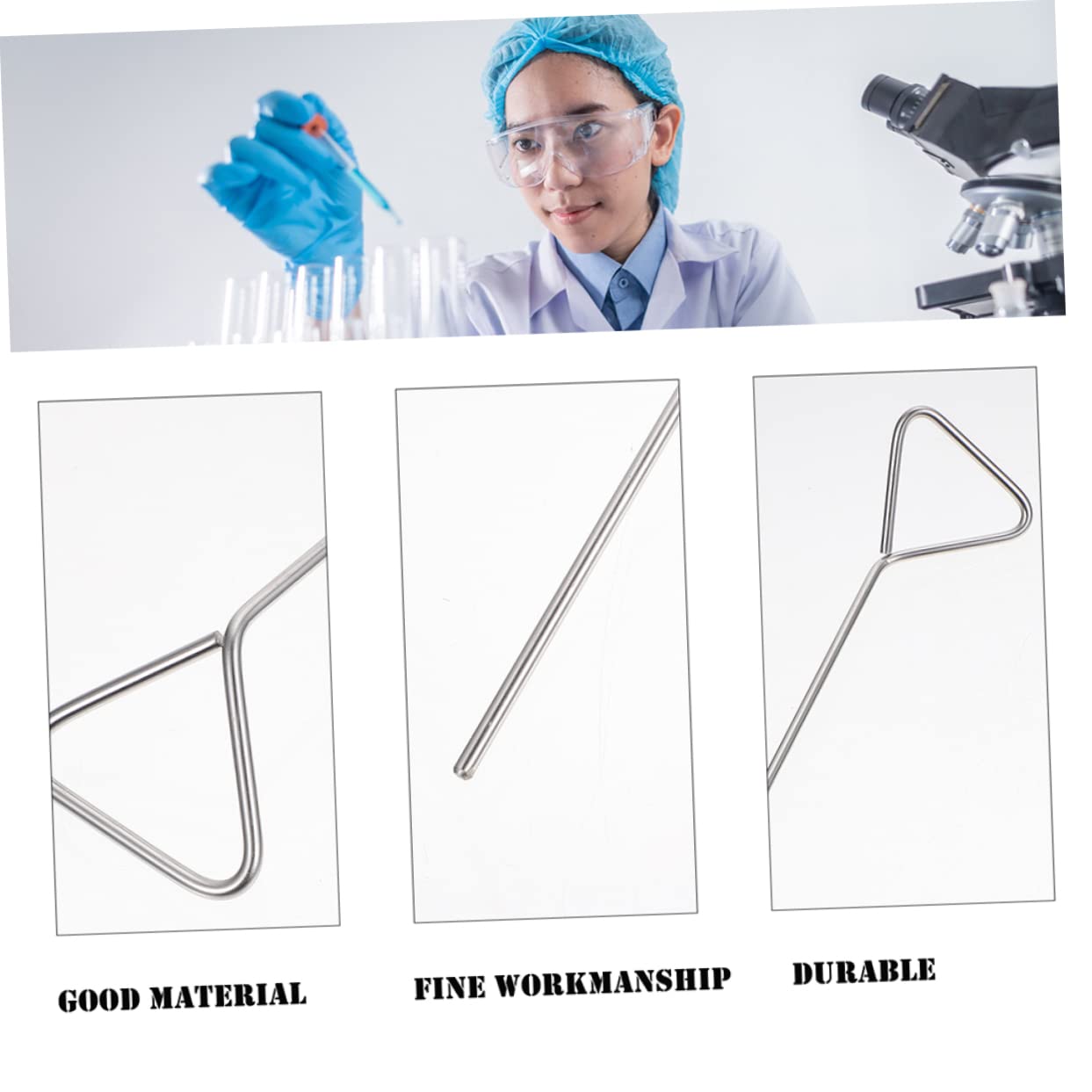 ULTECHNOVO 20pezzi Acciaio Inossidabile Spreader Per Cellule Utensili Per Laboratorio Design Innovativo Per Applicazioni Scientifiche e Mediche