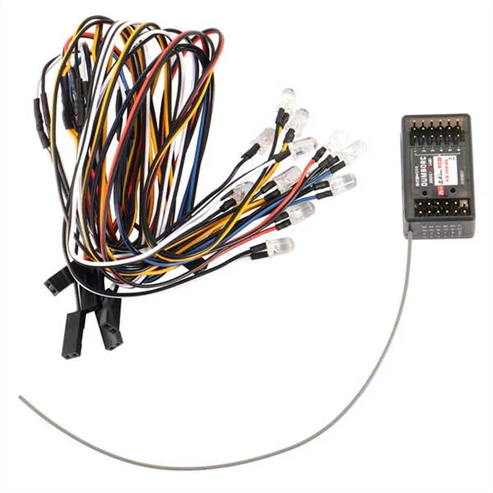 Luces Vehículo RC sin Parpadeos con Módulo Placa Control Receptor DumboRC X6DC 7