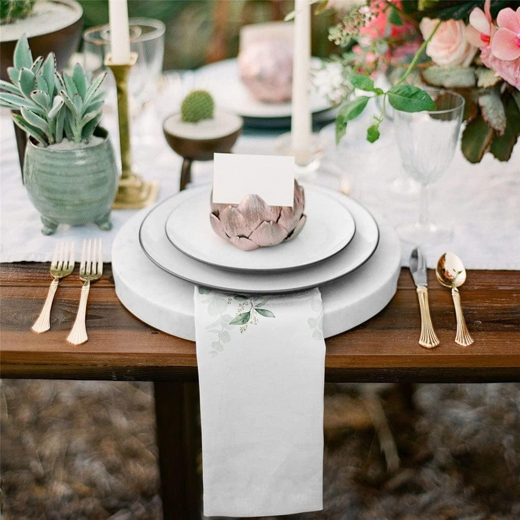 Sunflower Plant Cloth Napkins Set Birthday Banquet Wedding Decor Restaurant Supplies Table(4pcs)