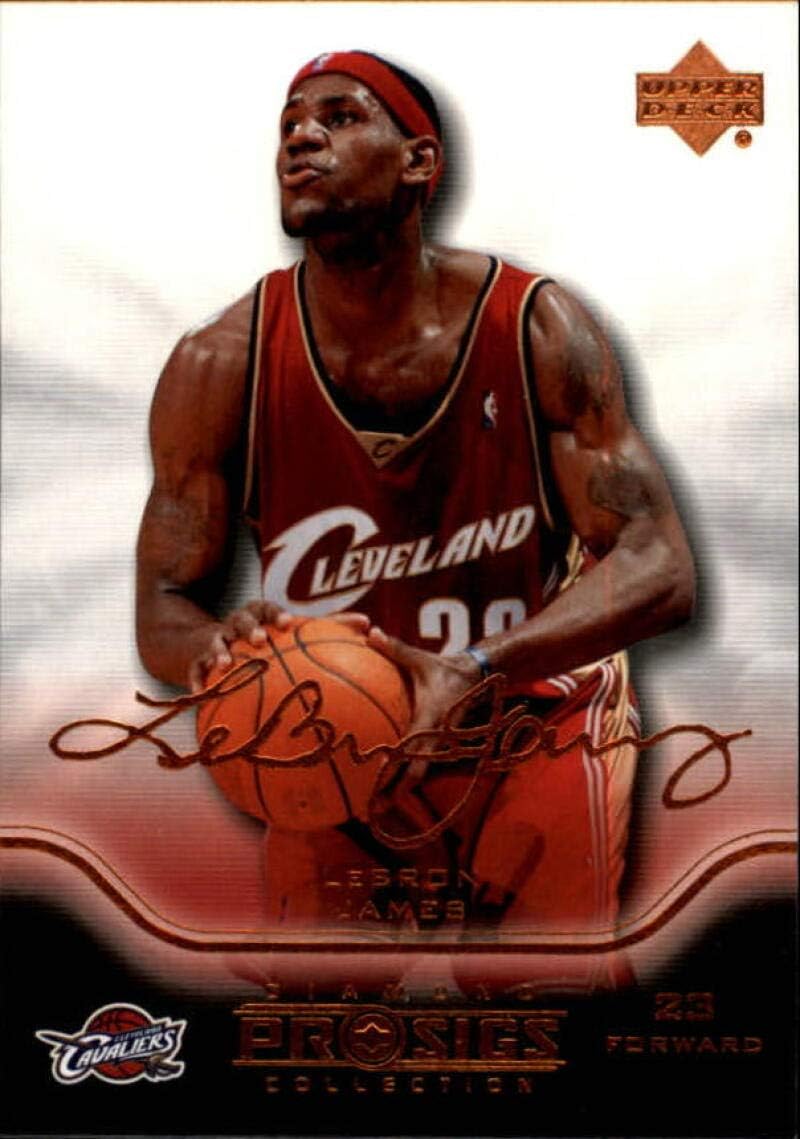 2004-05 Upper Deck Pro Sigs #13 LeBron James NBA Basketball Trading Card Cleveland Cavaliers
