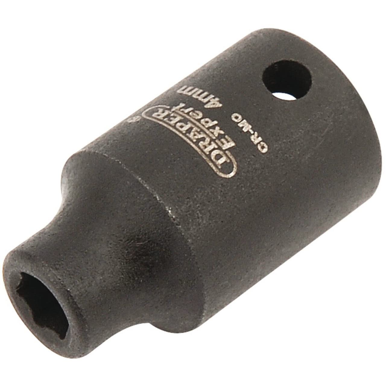 Draper 5000 1/4" Square Drive Hi-Torq 6 Point Metric Impact Socket, 4 mm Size