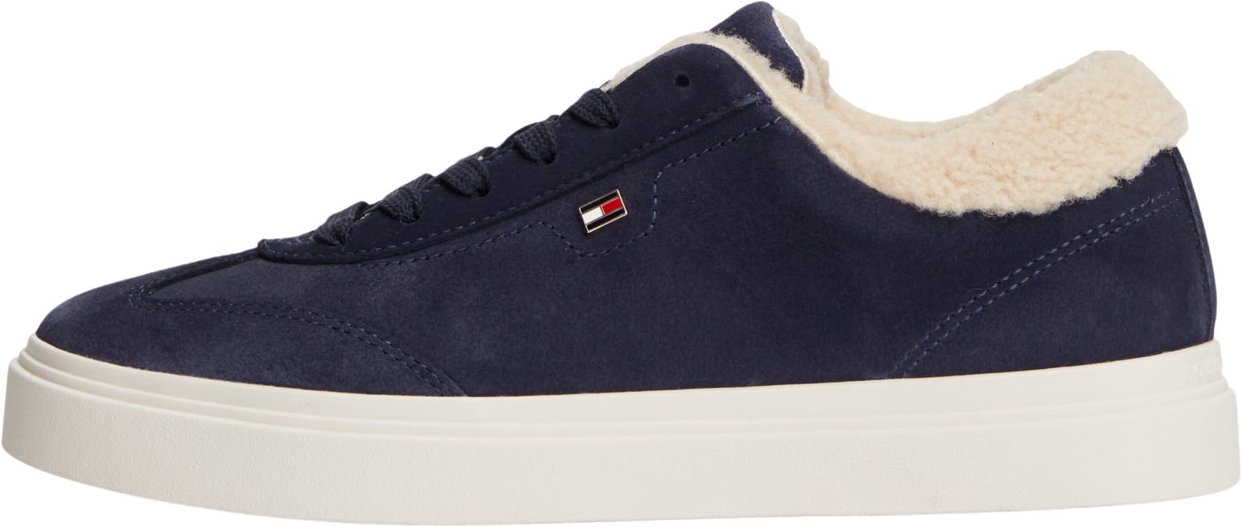 Tommy Hilfiger Women Th Chic Cupsole Wl FW0FW09597 Low Top, Blue (Space Blue), 5