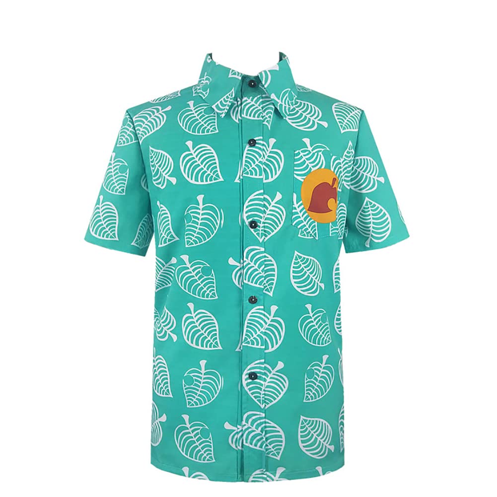 Unisex Short Sleeve Tom T-Shirt Animal Nook Button up Tee Cosplay Top for Mens Women
