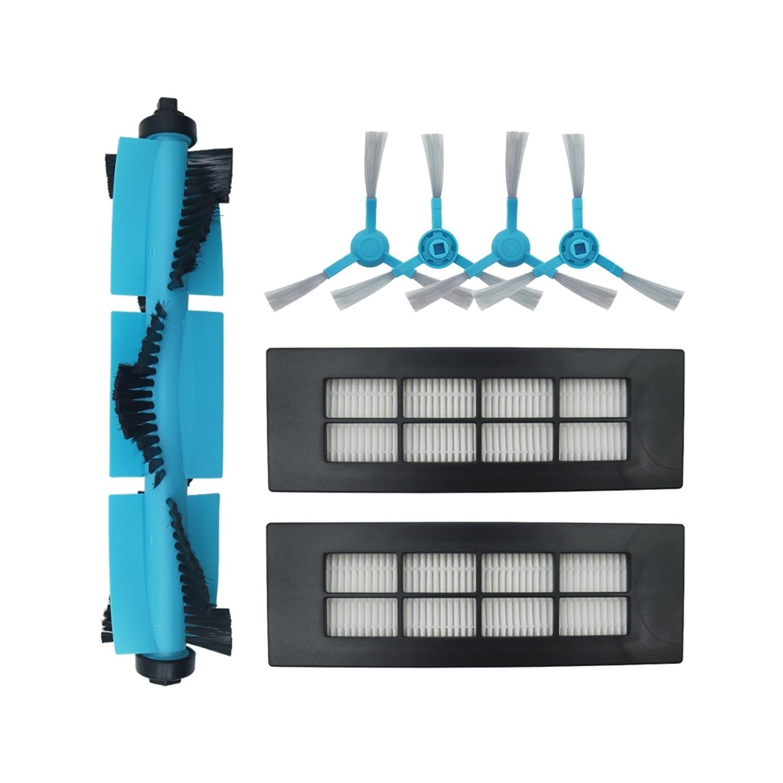 Filtro de Cepillo de Rodillo, Cepillo Lateral, Filtro de Tanque de Agua Compatible con Piezas de Limpiador Serie 3090, Almohadilla de fregona, Accesorios de Tela(Kit-5)