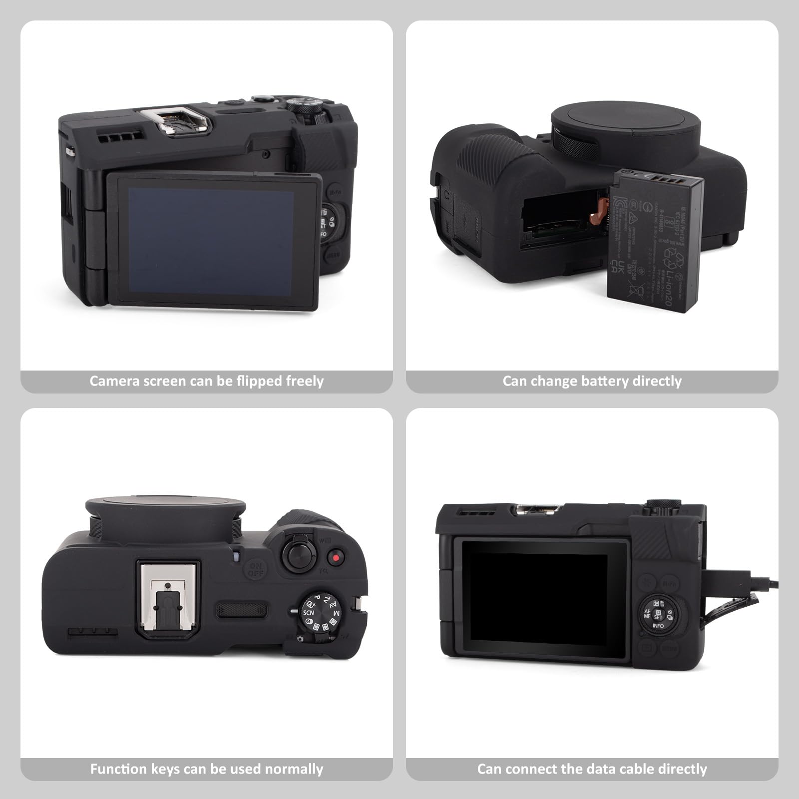 Amazon.co.jp: kinokoo canon v1 ケース Canon Powershot V1カメラ