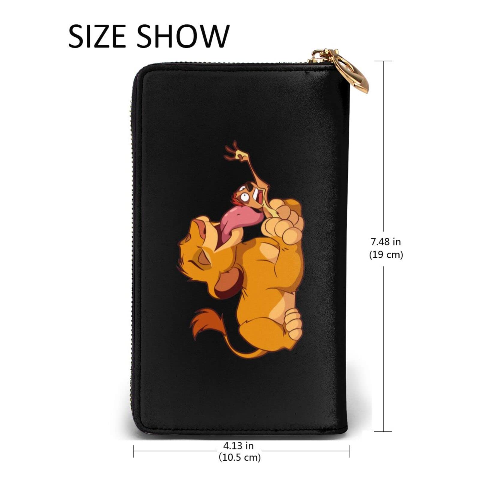 Amazon.co.jp: 長財布 ライオン・キング 財布 ラウンドファスナー