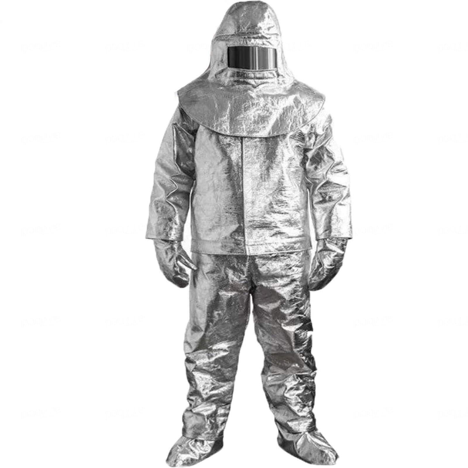 Ropa Trabajo Ignífuga Uniforme Bombero Ropa Soldadura para Plantas Químicas Y contra Incendios