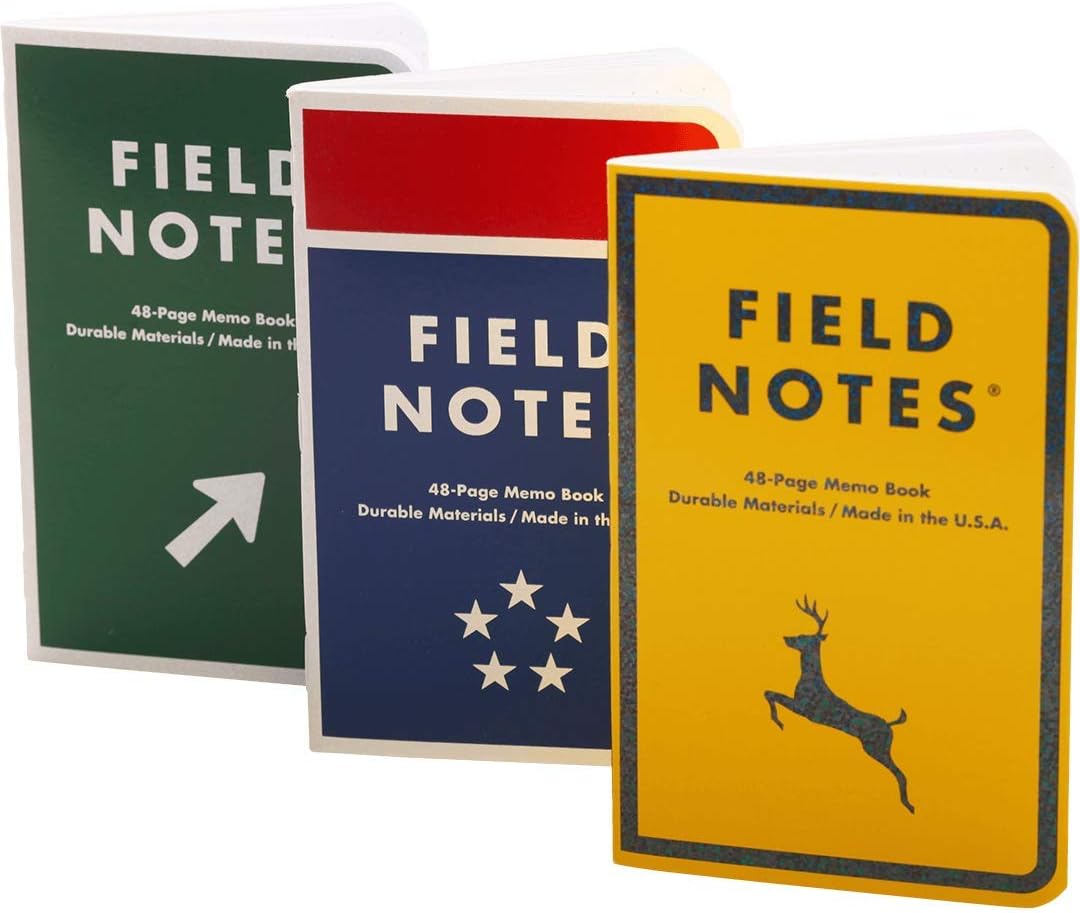 Field Notes Mile Marker 3 Pack DotGraph Memo Books