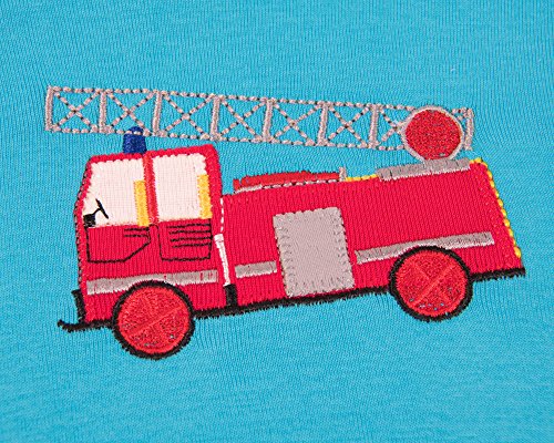 Leveret Kids Pajamas Boys & Girls Cars Trucks 2 Piece Pajama Set 100% Cotton (Size 2-14 Years)3
