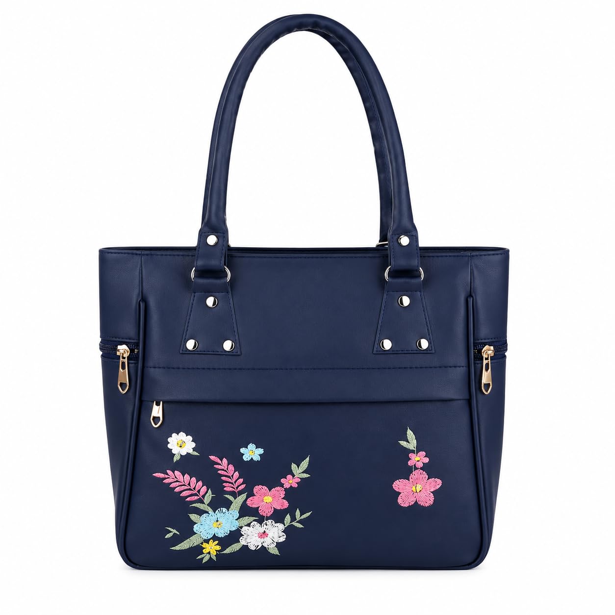 Black Flap Shoulder Bag for Women (blue, Medium)-picture-15