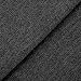 DESHOME Roma - Tessuto al Metro Idrorepellente Stoffa per divani, cuscini, tappezzeria, arredo (Nero, 1 metro)