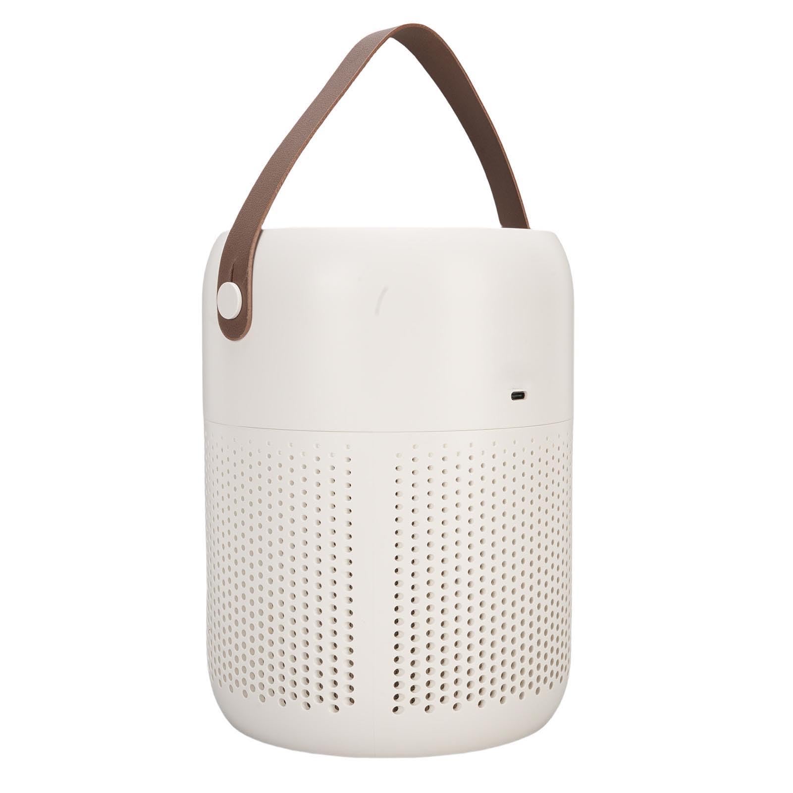 Purificatore D'aria Domestico Purificatore D'aria da Tavolo con Ionizzatore HEPA per Camera da Letto Ufficio Rimuovi PM2.5 Polvere Odore Fumo Ultra Silenzioso