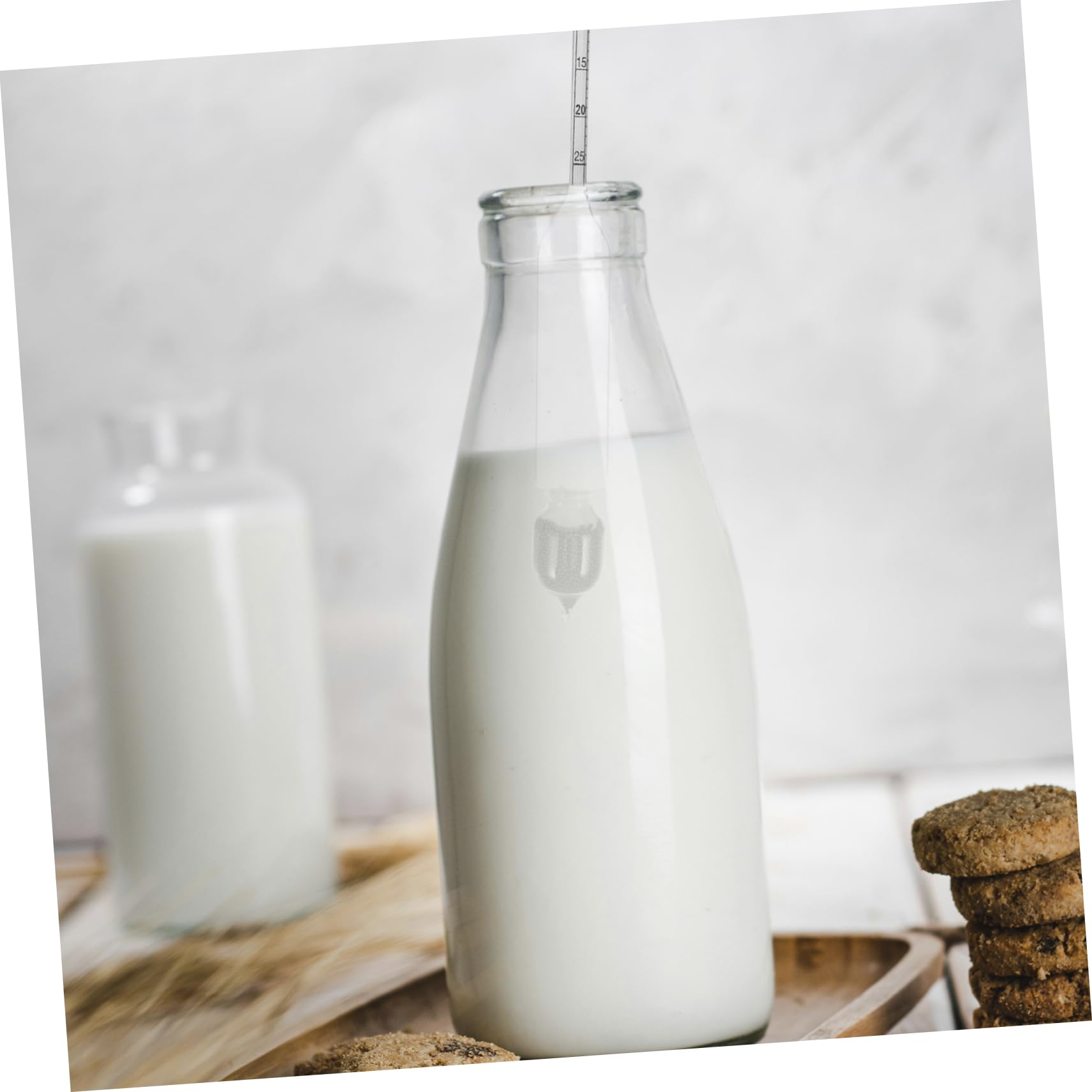 Luxshiny Kitchen Hydrometer Portable Lactate for Accurate Milk Density Measurement User-Friendly Glass Hydrometer for Professionals and Hobbyists and Reliable Tool for Home and Dairy Use