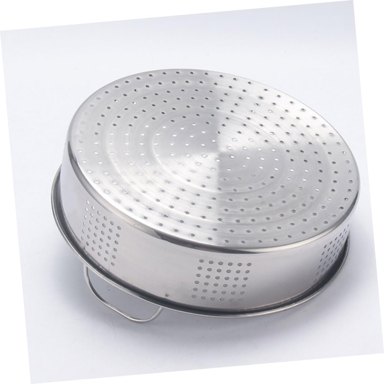Cestello per Cottura al Vapore in Acciaio Inox 2 Pezzi, Resistente e Spesso, per Cucina Casalinga e Ristorante, per Cottura di Verdure e Alimenti a Vapore