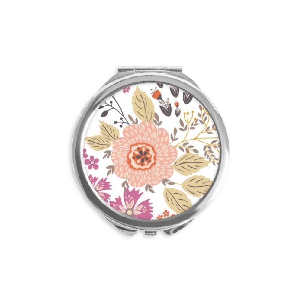 Miroir de poche dahlia DIYthinker compact et pliable pour des retouches maquillage précises