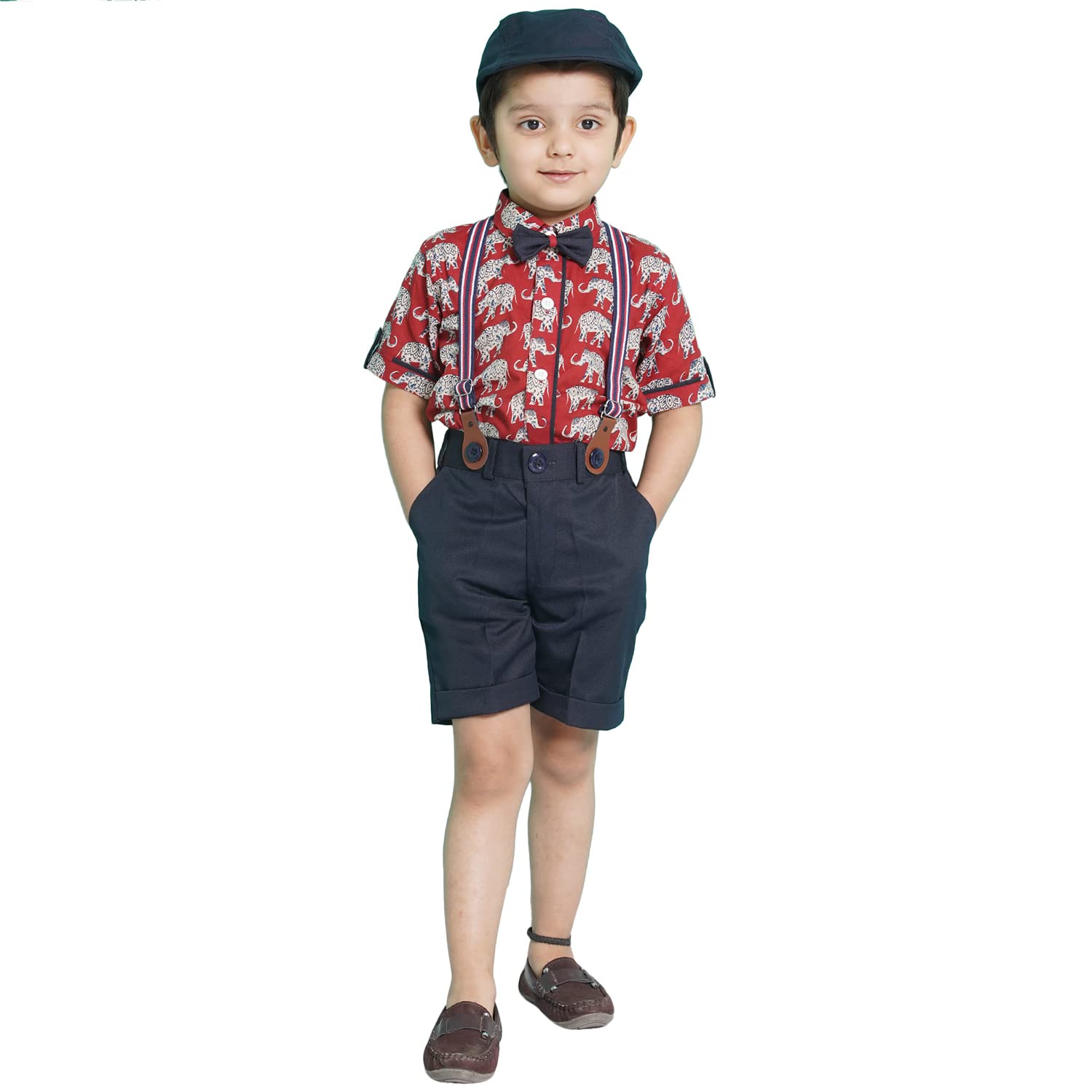 AJ DEZINES Kids Cotton Blend Animal Print Shirt Shorts Set For Boys - Review, Price and Buying Guide
