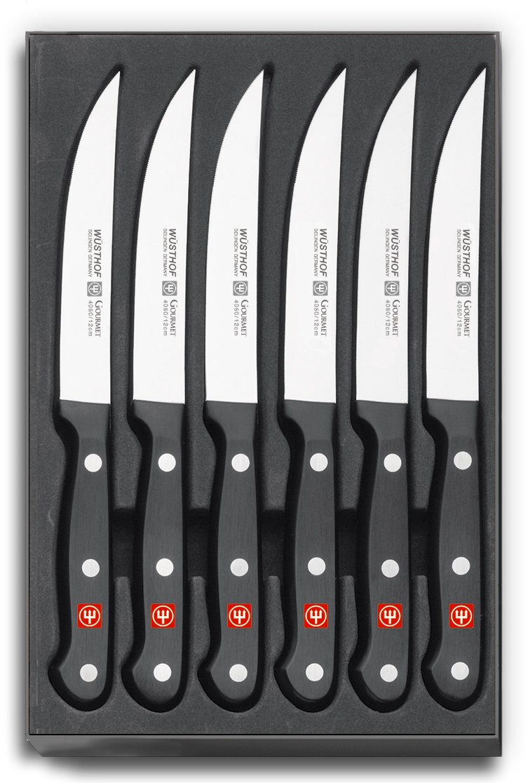 WÜSTHOF Gourmet Six Piece Steak Knife Set