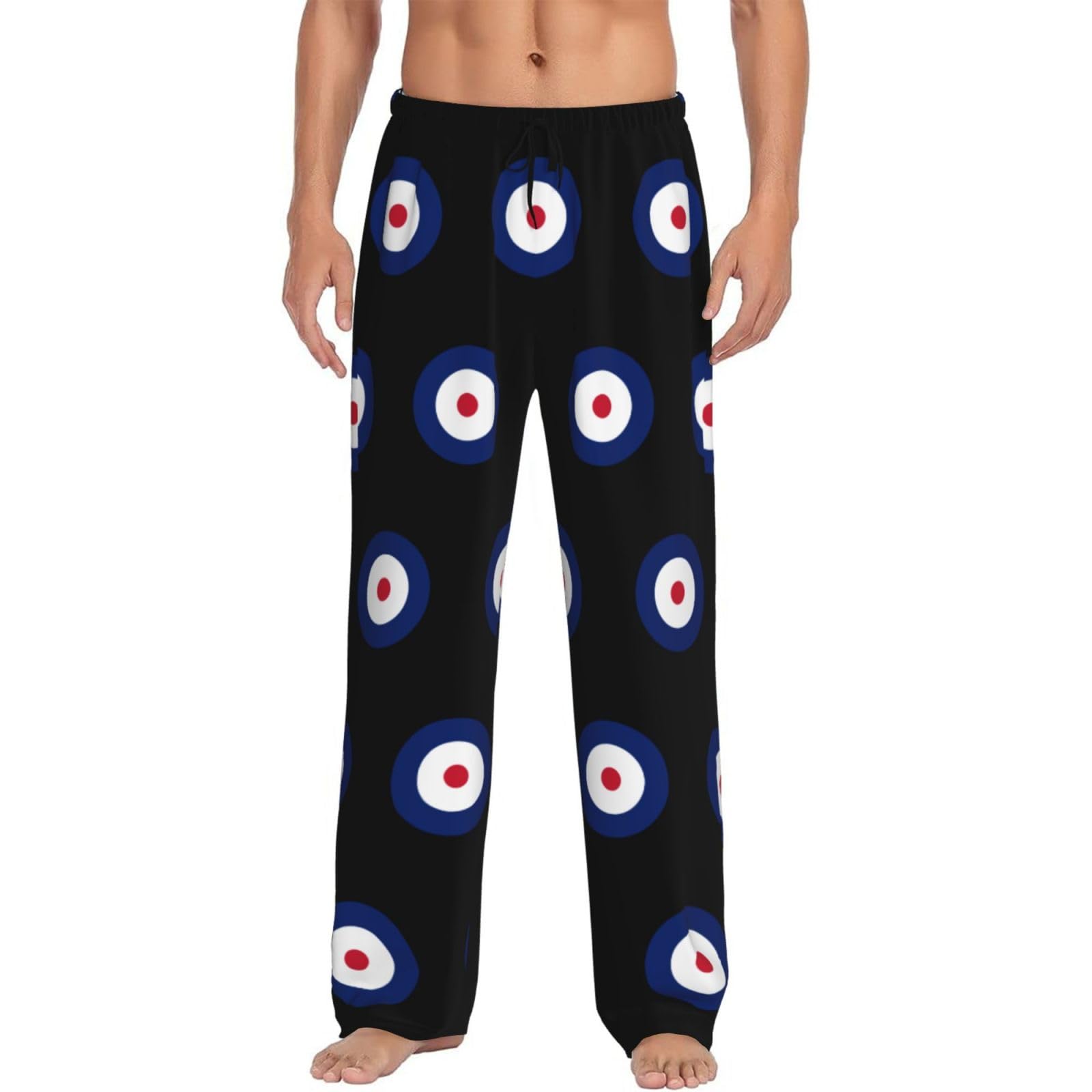 KWQDOZF Round British RAF Royal Air Force Men's pajama pants
