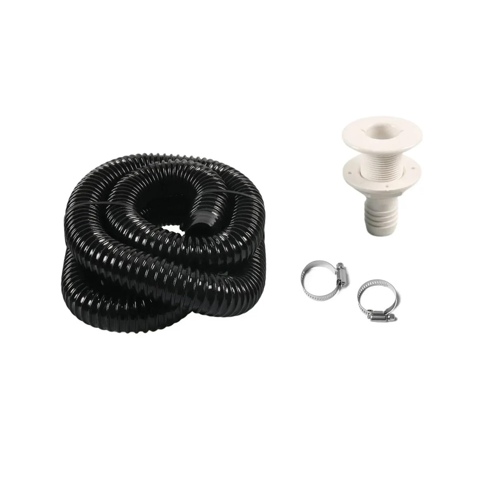 Bilge Pump Drain Kit 12v 24V 750gph 1100GPH Water Pump Used in Boat Seaplane Motor Homes Houseboat Water Submersible Water Pump(Drain Fittings)