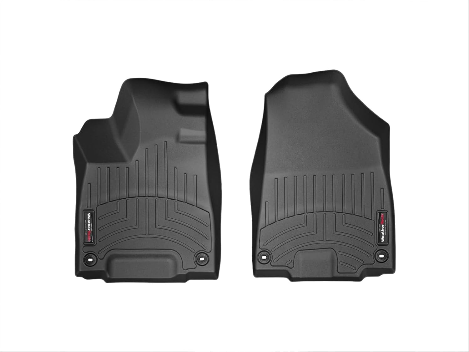 WeatherTech Custom Fit FloorLiners for Acura MDX, MDX, MDX - 1st Row (445761), Black