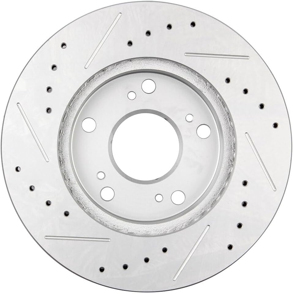 ECCPP D465-7345 31311 Front 2pcs Brake Rotors + 4pcs Pads Fit For Honda Civic 2006-2011 Brake Kit