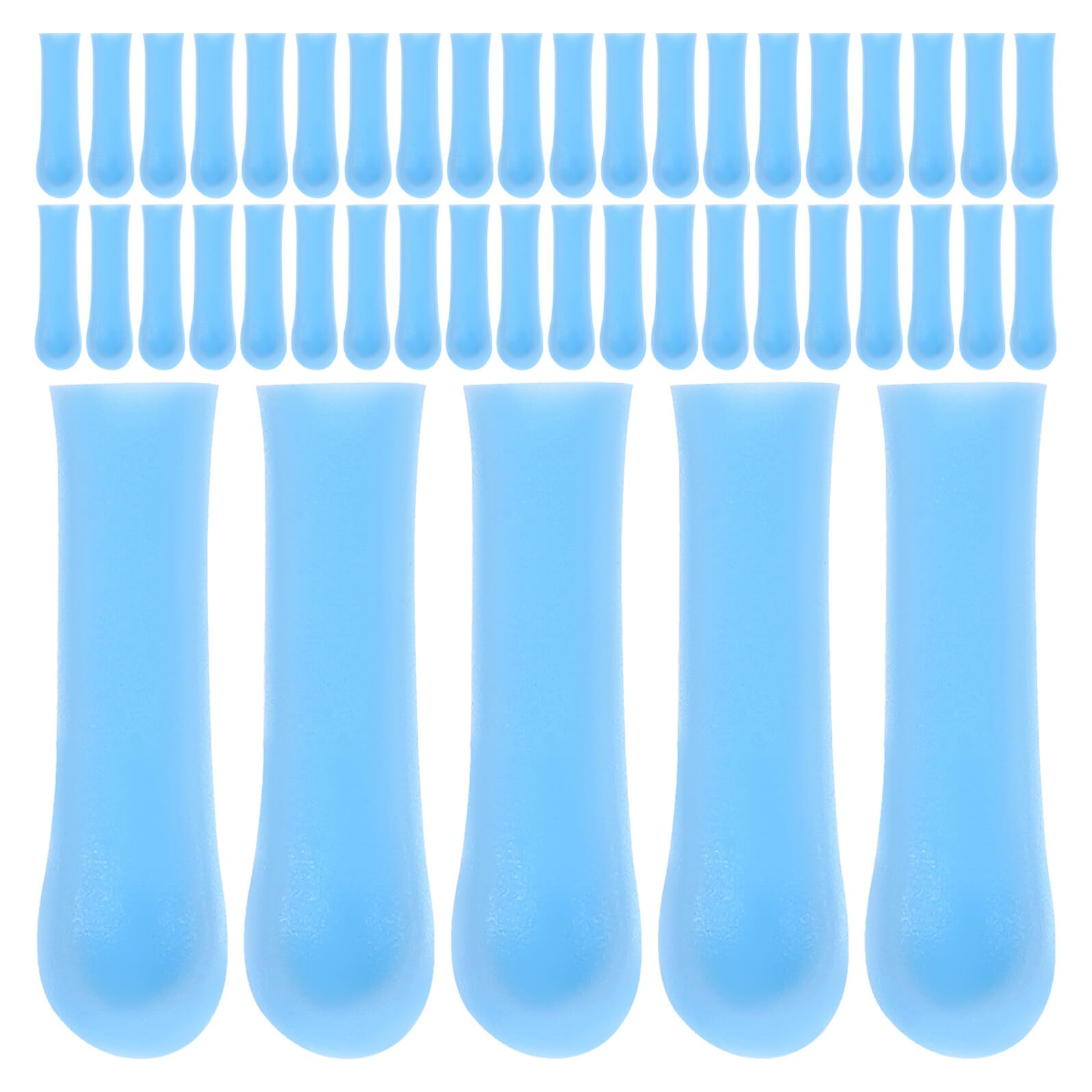 minkissy 150pcs Silicone Ear Cleaning Replacement Tips Soft Ear Spoon Covers Disposable Earwax Removal Sleeves for Gentle Hygiene