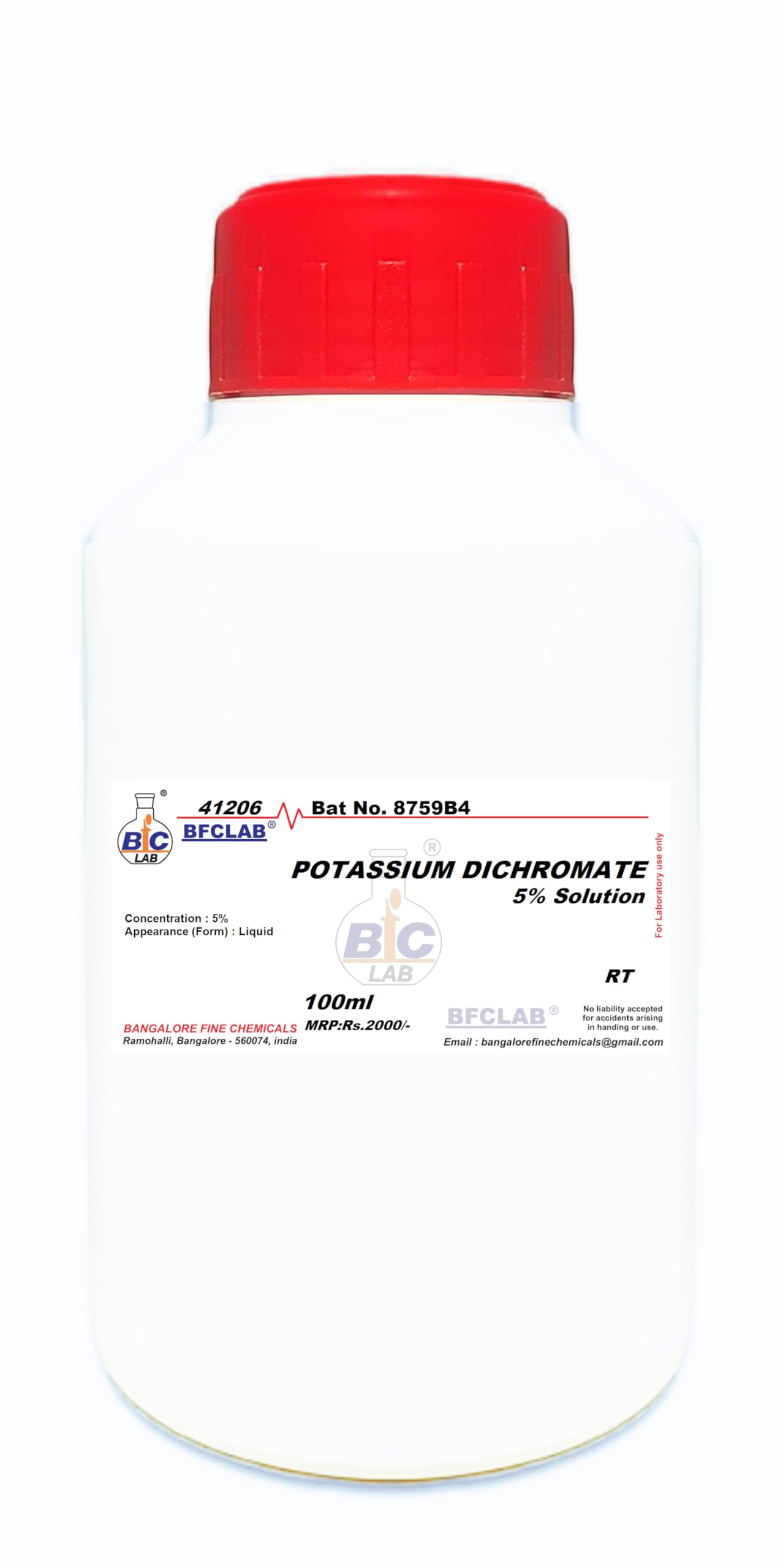 BFC POTASSIUM DICHROMATE 5% Solution - 500ml-picture-13