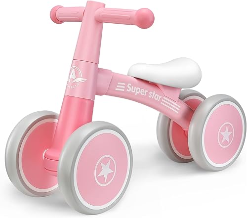 antiai Baby Balance Bike Toys for 1 Year Old GirlToddler Bike Ride on Toys for 12-36 Month1st Birthday Gift for Boy GirlsNo Pedal Infant 4
