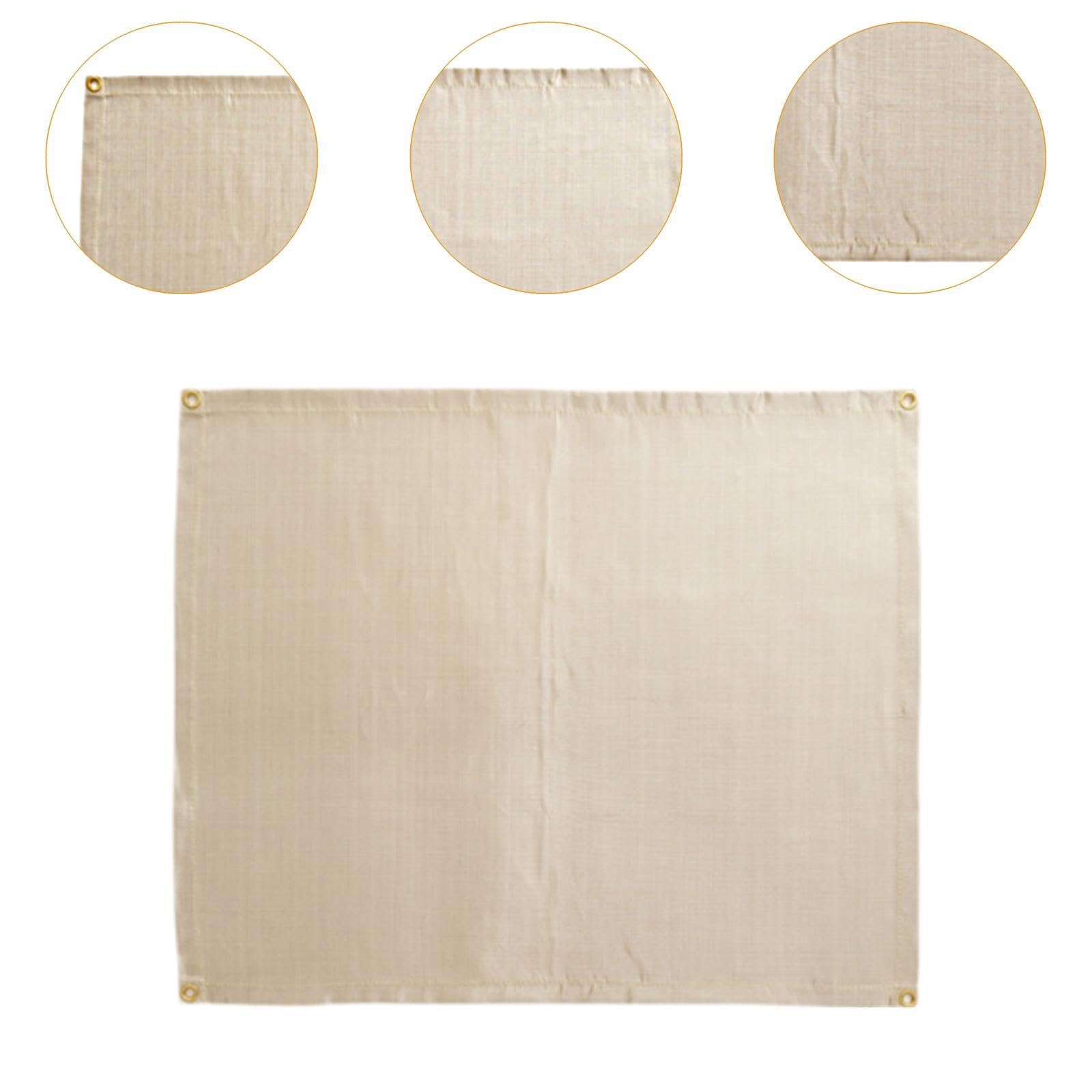 Bothyi Fire Retardant Mat Fireproof Blanket Fiberglass Wear Resistant Heat Resistant Rug Welding Blanket for Indoor Welder Camping, 60cmx80cm