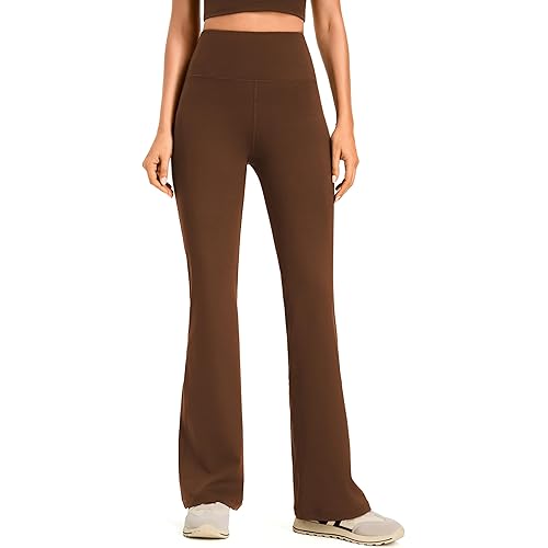 AFITNE Women's Yoga Pants Bootcut Workout Leggings Flare Casual Lounge Pants with Pockets High Waist and Tummy Control