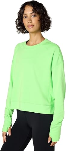 Sweaty Betty After Class Cropped Crewneck Sweatshirt