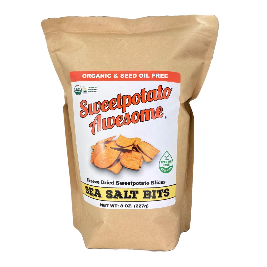 Amazon.com: Sweetpotato Awesome Sea Salt Bits/Chips, Freeze Dried