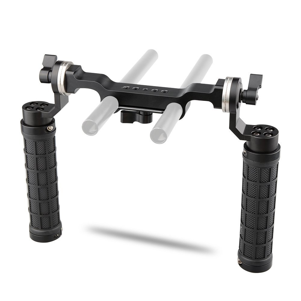 camvate 15?mmロッド&ソフトラバーグリップショルダーマウントリグwith ARRIロゼットfor DSLR (レッド、m6スレッド、31.8?MM dwos6rj Amazon | CAMVATE 15mm ロッド&ソフトラバーグリップ ショルダー