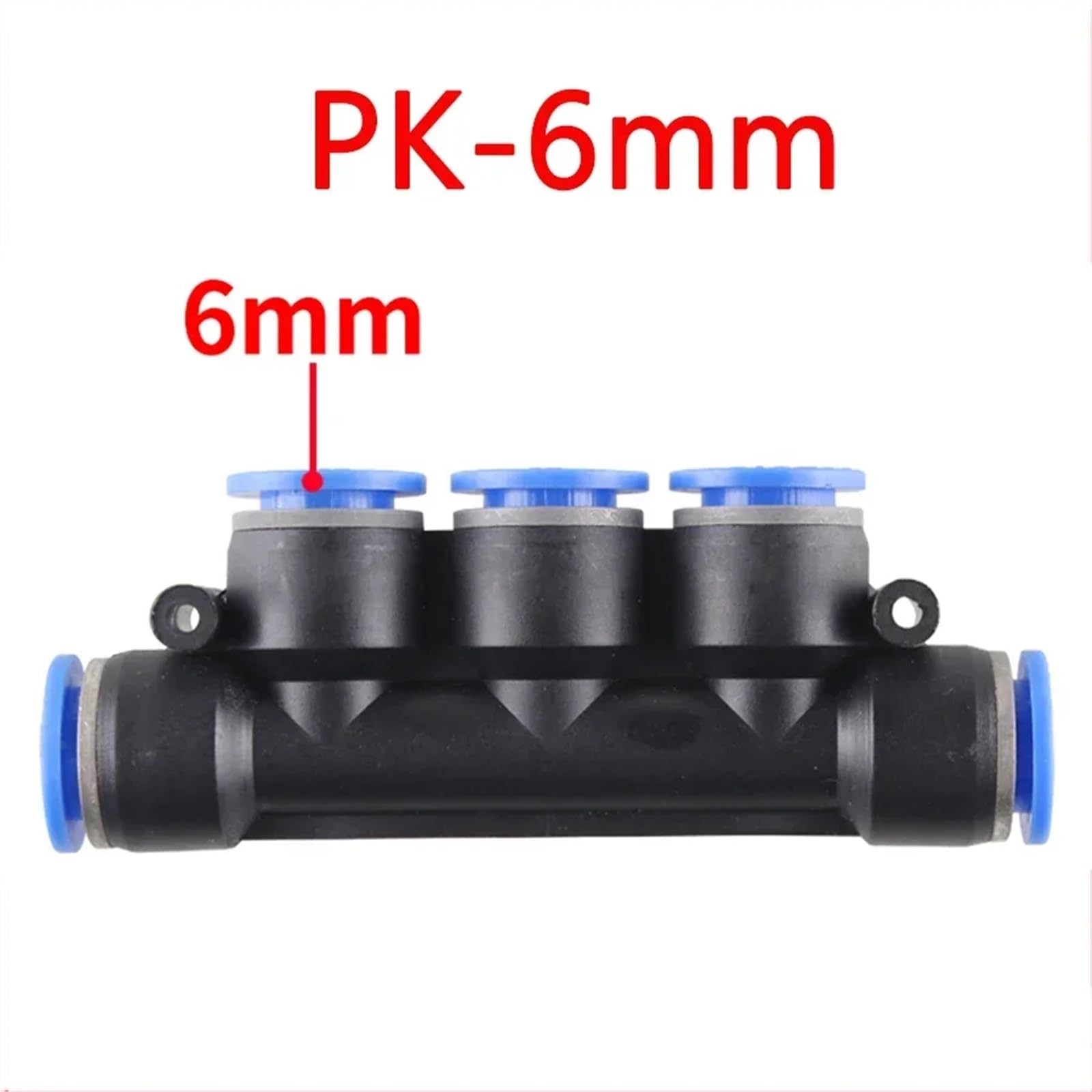 20 szt. 5-kierunkowe złącza pneumatyczne typu One Touch-złączki do szybkiego łączenia do rur wężowych o średnicy zewnętrznej 4 mm, 6 mm, 8 mm, 10 mm, 12 mm(PK-06)