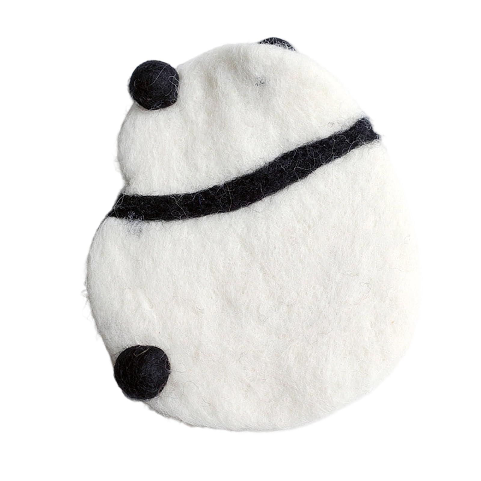 Limtula Capricious Animal Shape Wool Coasters Nonslip Bottom Designs Compact Size for Desks Kitchen Countertops Cartoon Animal Kitchen Barwares