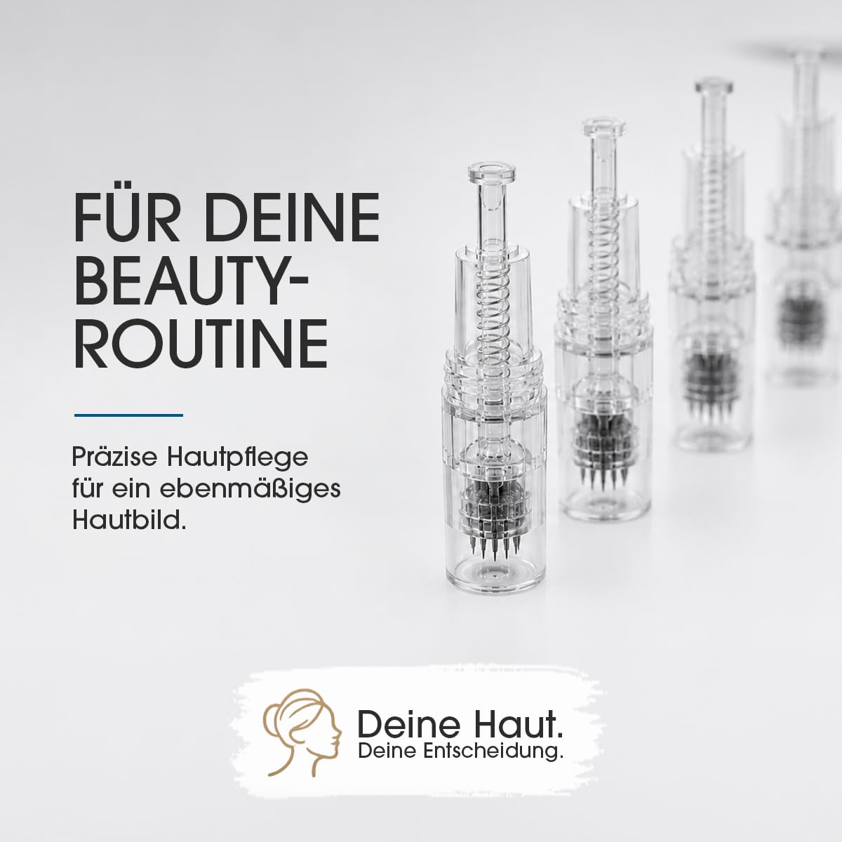 P-Beauty | uniwersalne wymienne wkłady igłowe do gwintów dermapen | technologia mikroigieł do odnowy skóry | nadają się do wszystkich elektrycznych długopisów z gwintem Derma | różne warianty pinów |