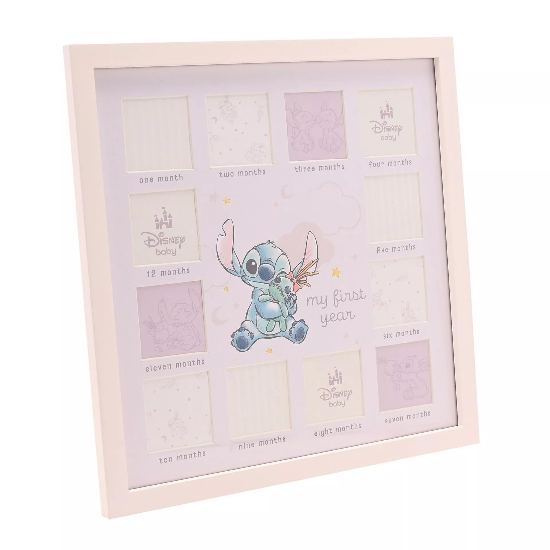 Widdop And Co Multi-Coloured Stitch Baby First Year Frame