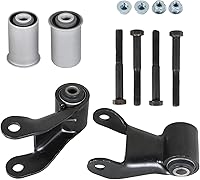 Vista 4 de LABLT Kit de reparación de grillete de resorte de hoja trasera, 2 piezas de repuesto para Escalade Blazer C/K1500 C/K2500 C/K3500 Express G20