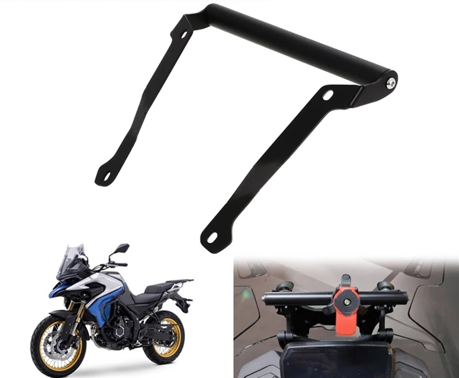 Navigazione Staffa Piastra Supporto per cellulare per moto Supporto per navigazione GPS per VOGE per Valico 525DSX DS525X