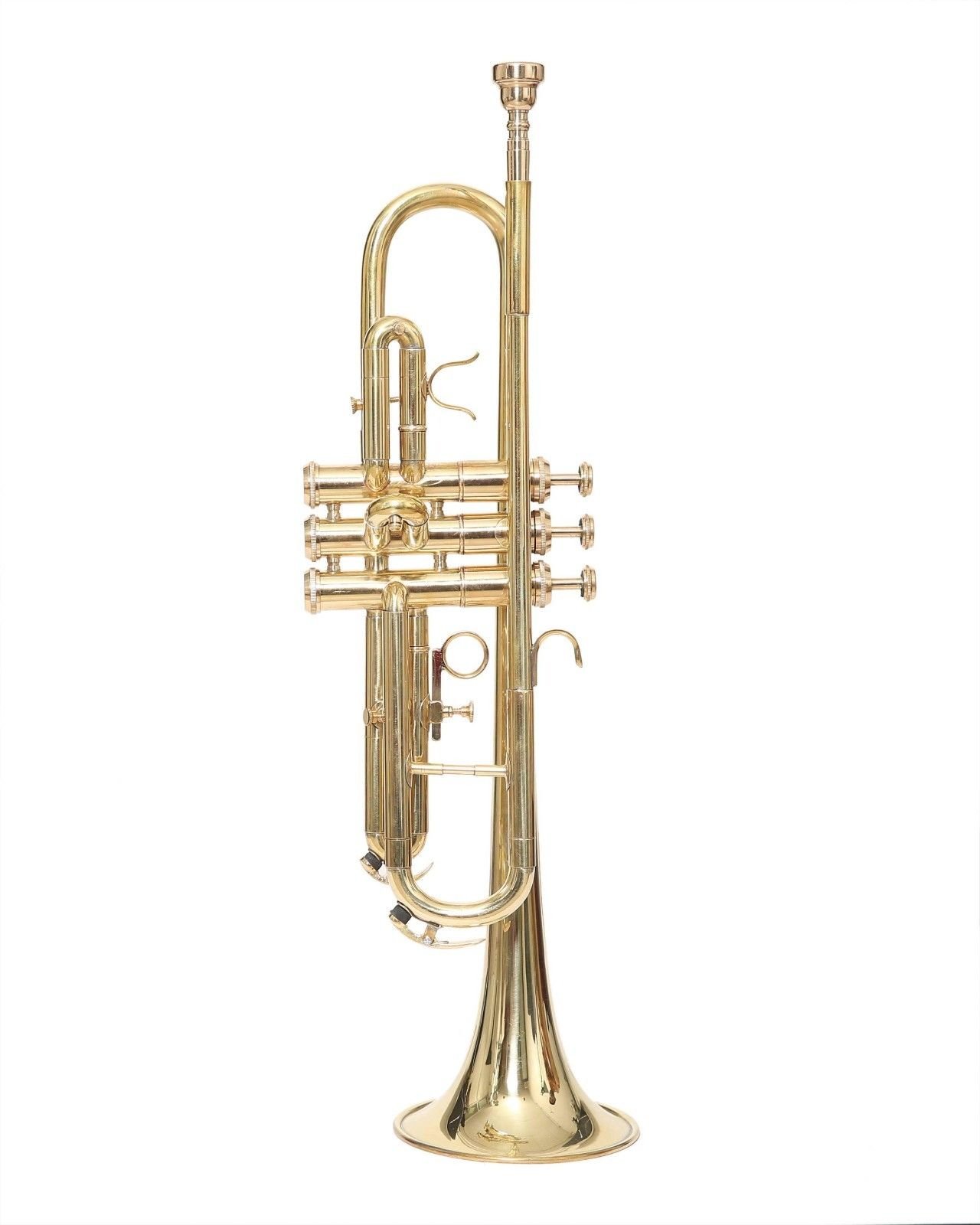 Amazon.com: TRUMPET Bb PITCH BRASS GOLD LOOK WITH FREE HARD CASE