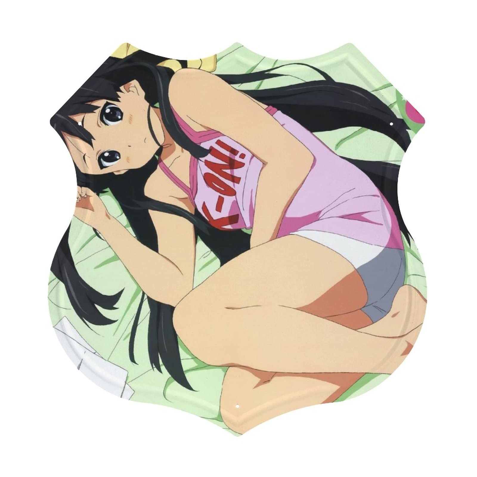 Amazon.co.jp: けいおん！秋山 澪 アートパネル ブリキ看板 金属製 