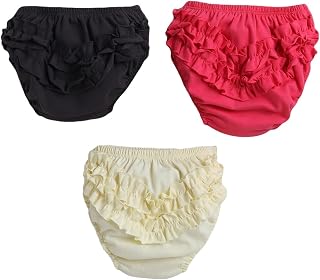 Baby Eli Frill Panty (Pack of 3) - Soft, Stylish & Comfortable Underwear for Girls | Breathable Bloomers | Baby Innerwear ... Price In India