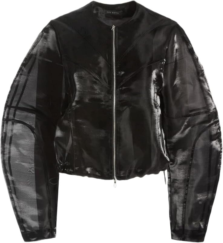 KATE BARTON, Celeste Paneled Jacket, 6, Black